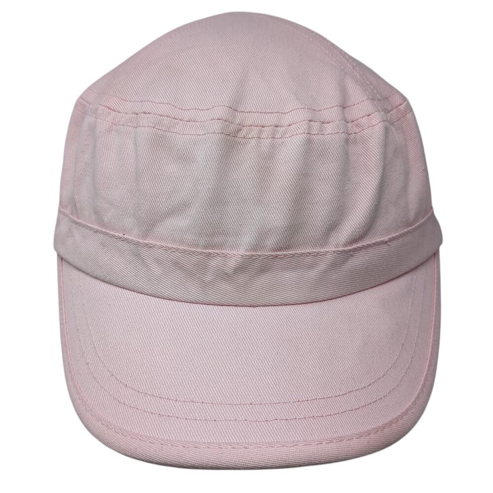 HG Cadet Army Cap Pink One Size Adjustable Strap Outdoor Blank Cotton